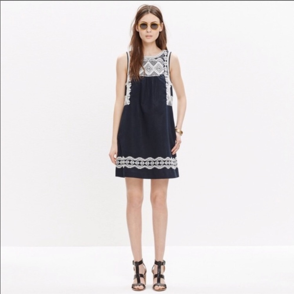 Sold Madewell embroidered dress